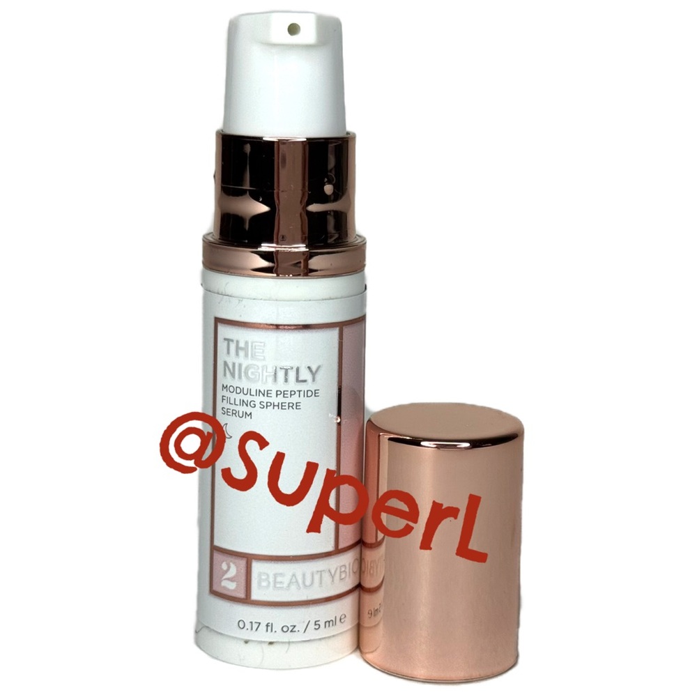 2/$15 BeautyBio The Nightly Moduline Peptide Filling Sphere Serum Moisturizer